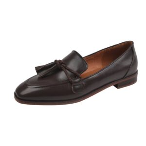Loafers — Round-Toe Tassel Slip-Ons — product view