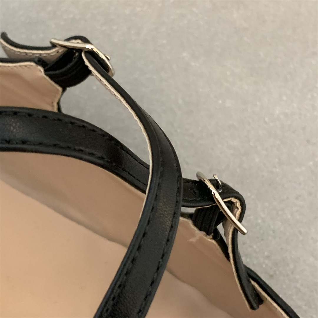 Flats — Cross-Strap Mary Janes